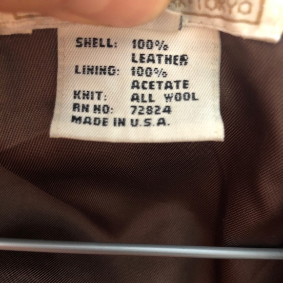 RARE Vintage Suede Cognac Leather Aviator Bomber - Picture 5 of 6